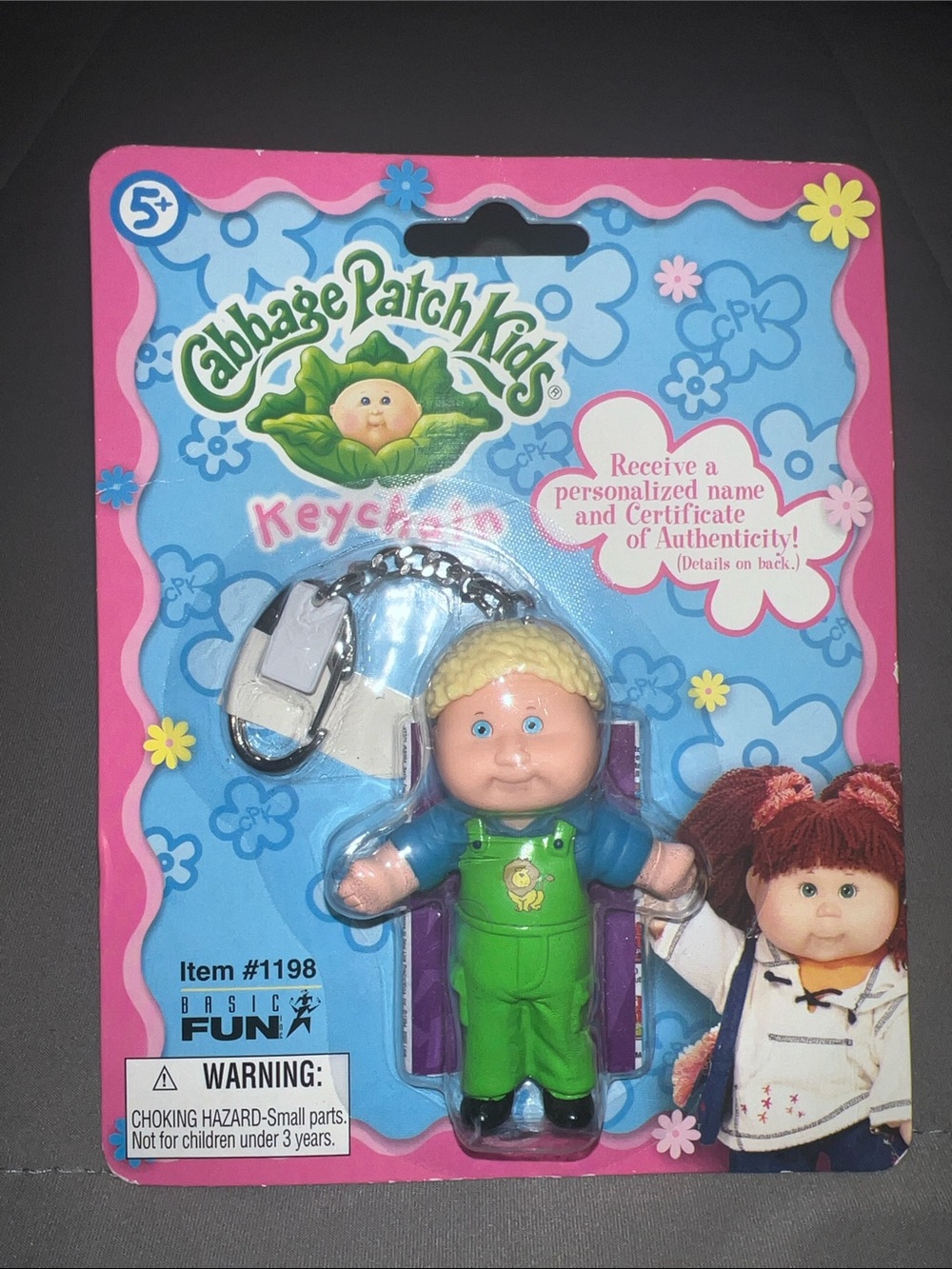 Vintage Cabbage Patch Kids Keychain